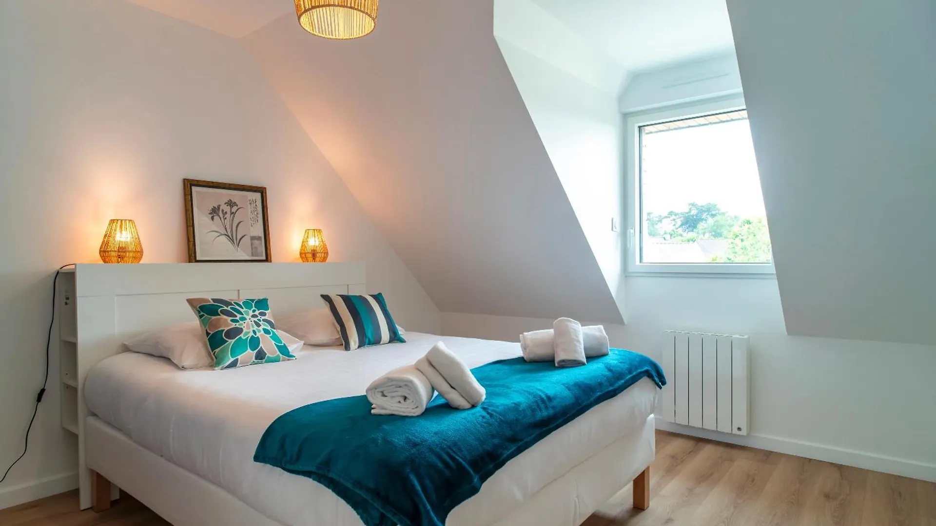 Le Haut Du Nelud - Appt Dans Maison Avec Jardin Locmariaquer Lägenhet